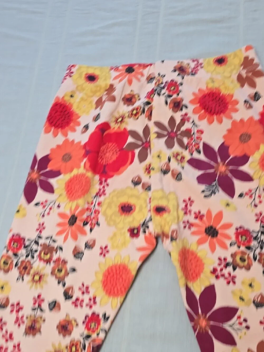 Gymboree/One Step Up/ LulaRoe Girls' Floral & Multicolor Leggings  Size  10